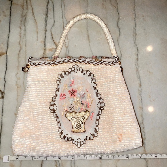 Antique Handmade in France Gorgeous purse.Elegant & very rare.Unique Beautiful - Picture 3 of 9